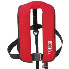 Besto Adults Manual Inflatable Lifevest 165N Red - 20.427.544